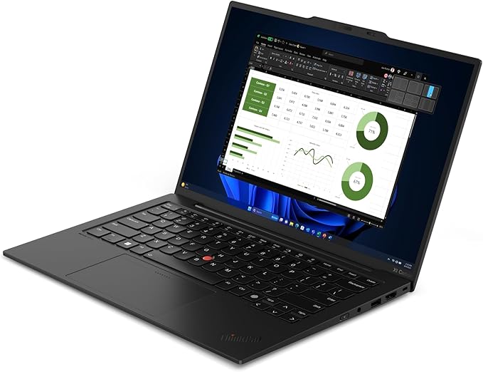 Lenovo ThinkPad X1 Carbon Aura 14" 2.8K (2880×1800) Ultra-Thin Laptop – Intel Core Ultra 7-258V, 32GB RAM, 1TB SSD, Premium Business Notebook