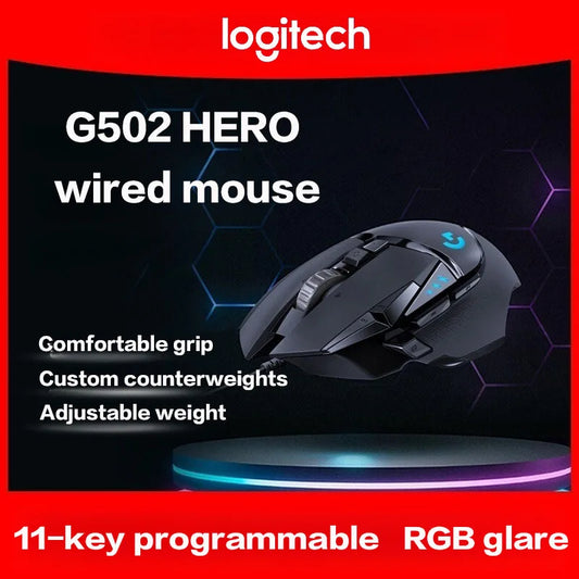 🖱️ Logitech G502 HERO Gaming Mouse | RGB | Mechanical