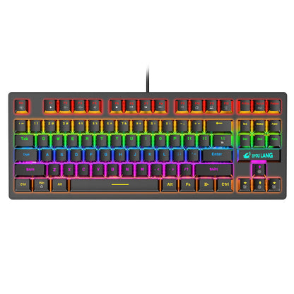 K2 Punk Mechanical Keyboard 87 Keys – Compact TKL Gaming & Office Keyboard for Laptop & Desktop