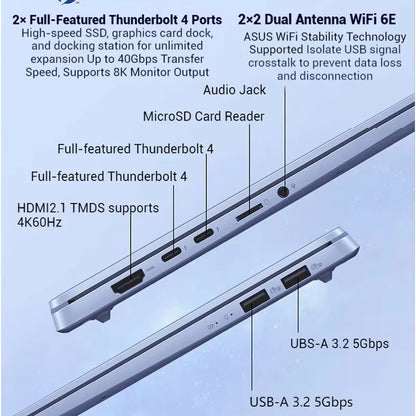 ASUS VivoBook Pro 15 OLED Laptop – Intel Core i7 Ultra, 2.8K OLED 120Hz, 32GB DDR5, 1TB SSD – Business & Portable Powerhouse