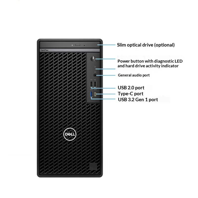 🖥️ Dell OptiPlex 7020MT Tower — 12th Gen Core | Large RAM | M.2 SSD | Business Ready