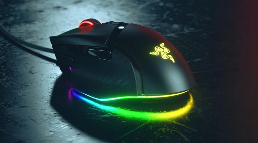 Razer Basilisk V3 Gaming Mouse – 26,000 DPI Optical Sensor, Customizable RGB Chroma, E-Sports Performance Mous