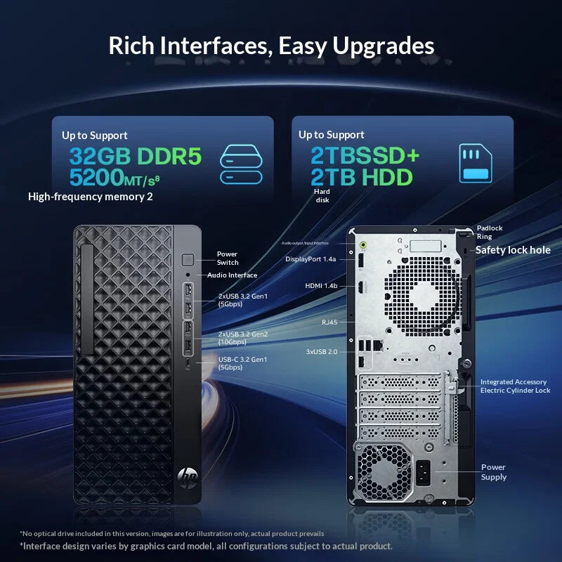 🖥️ HP ZHAN99 Business Tower — AMD Ryzen 5 8500G | DDR5 | M.2 SSD | Enterprise Desktop ⚡💼