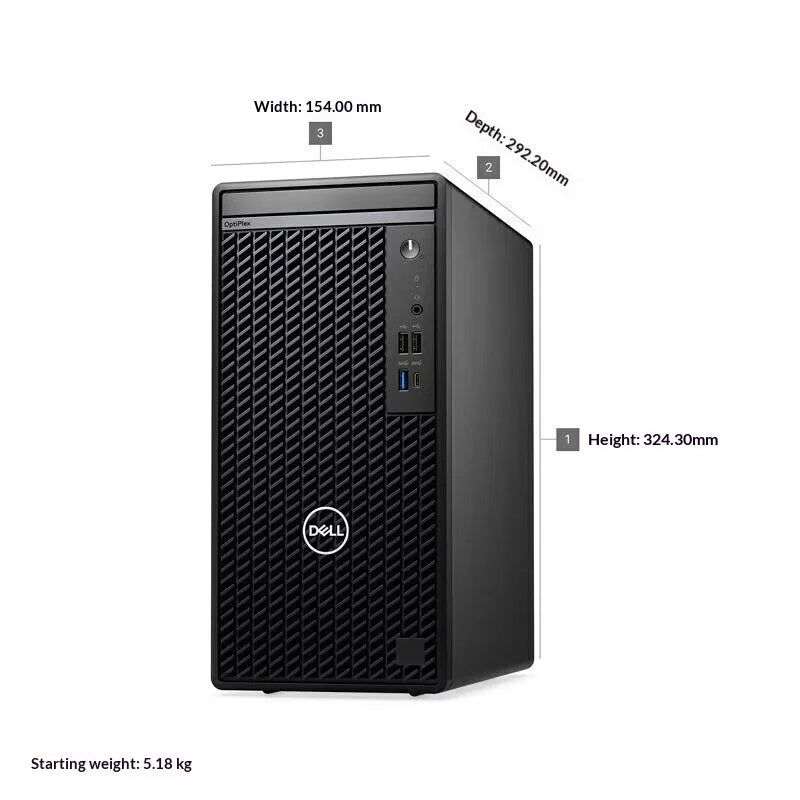 🖥️ Dell OptiPlex 7020MT Tower — 12th Gen Core | Large RAM | M.2 SSD | Business Ready