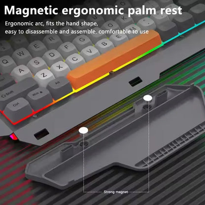 Best Gaming RGB Backlit Keyboard and Mouse Combo – Metal Wired Gaming Set for Desktop, Laptop & Office Use