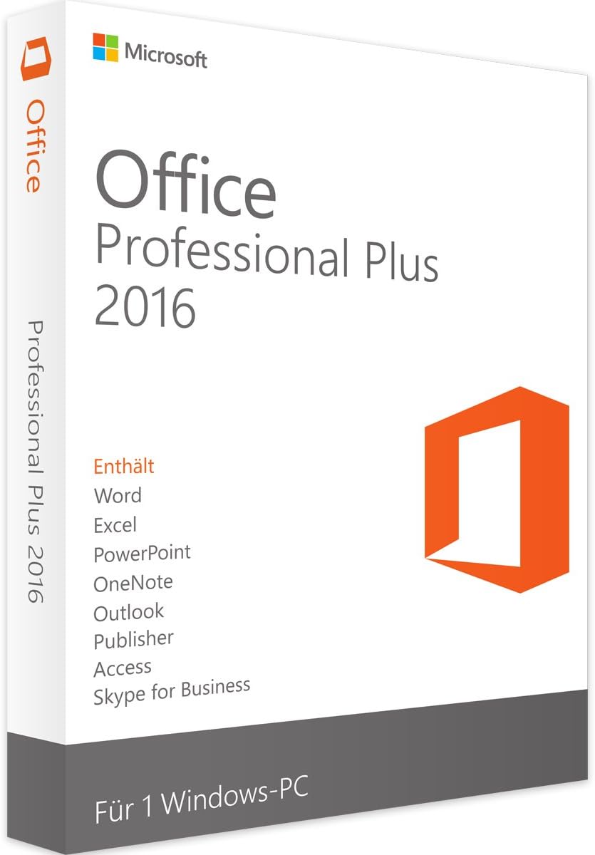 Microsoft Office Home & Business 2016 (Windows PC Only)