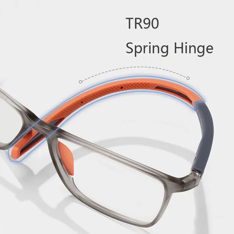 TR90 Sport Reading Glasses – Ultralight Anti-Blue Light for Men | Presbyopia & Hyperopia Eyewear