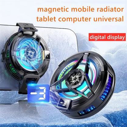 SL17 Magnetic Phone Cooler – 2-in-1 Semiconductor Gaming Cooling Fan for iPhone & Android