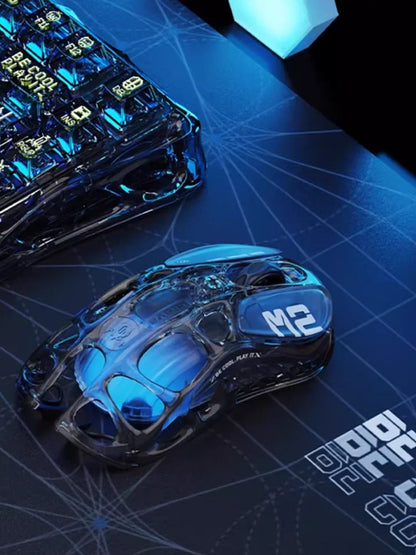GravaStar M1/M2 Wireless Gaming Mouse – PAW3395 Sensor, 4K Polling, 26000 DPI, Magnesium Alloy Ultra-Light RGB Mouse