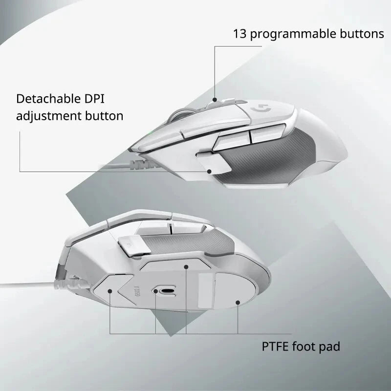 Logitech G502 X LIGHTSPEED Wireless Gaming Mouse – HERO Sensor, Hybrid Switches & Long Battery Life