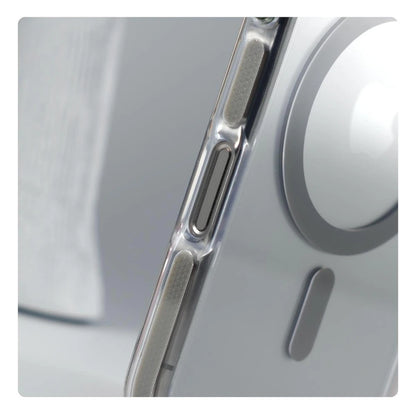Luxury Magnetic Shockproof Clear Case for iPhone 17/16/15/14/13/12 Pro Max Plus – MagSafe Compatible with Lens Protection & Kickstand