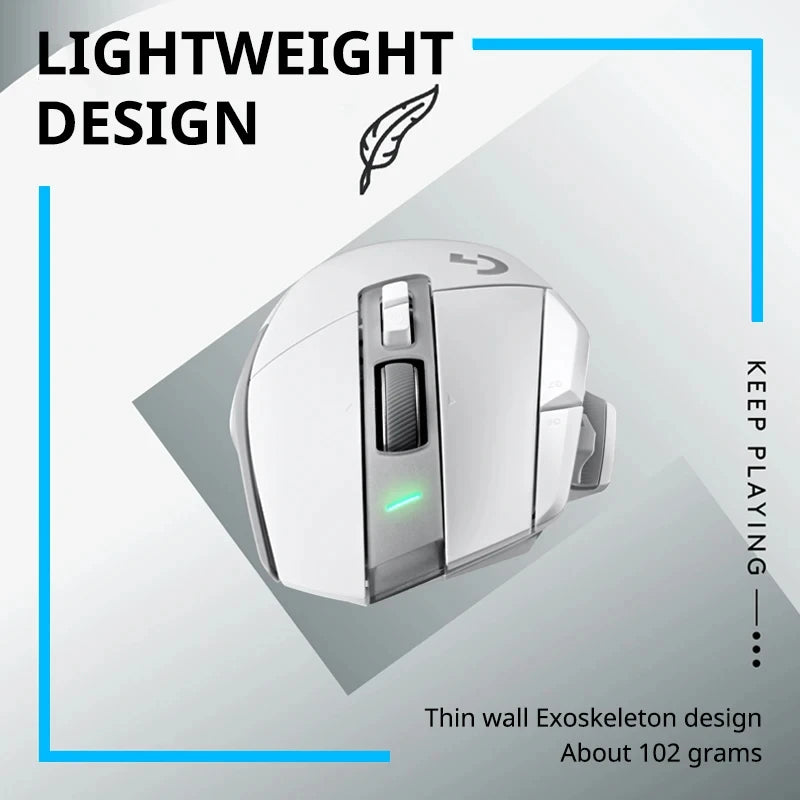 Logitech G502 X LIGHTSPEED Wireless Gaming Mouse – HERO Sensor, Hybrid Switches & Long Battery Life