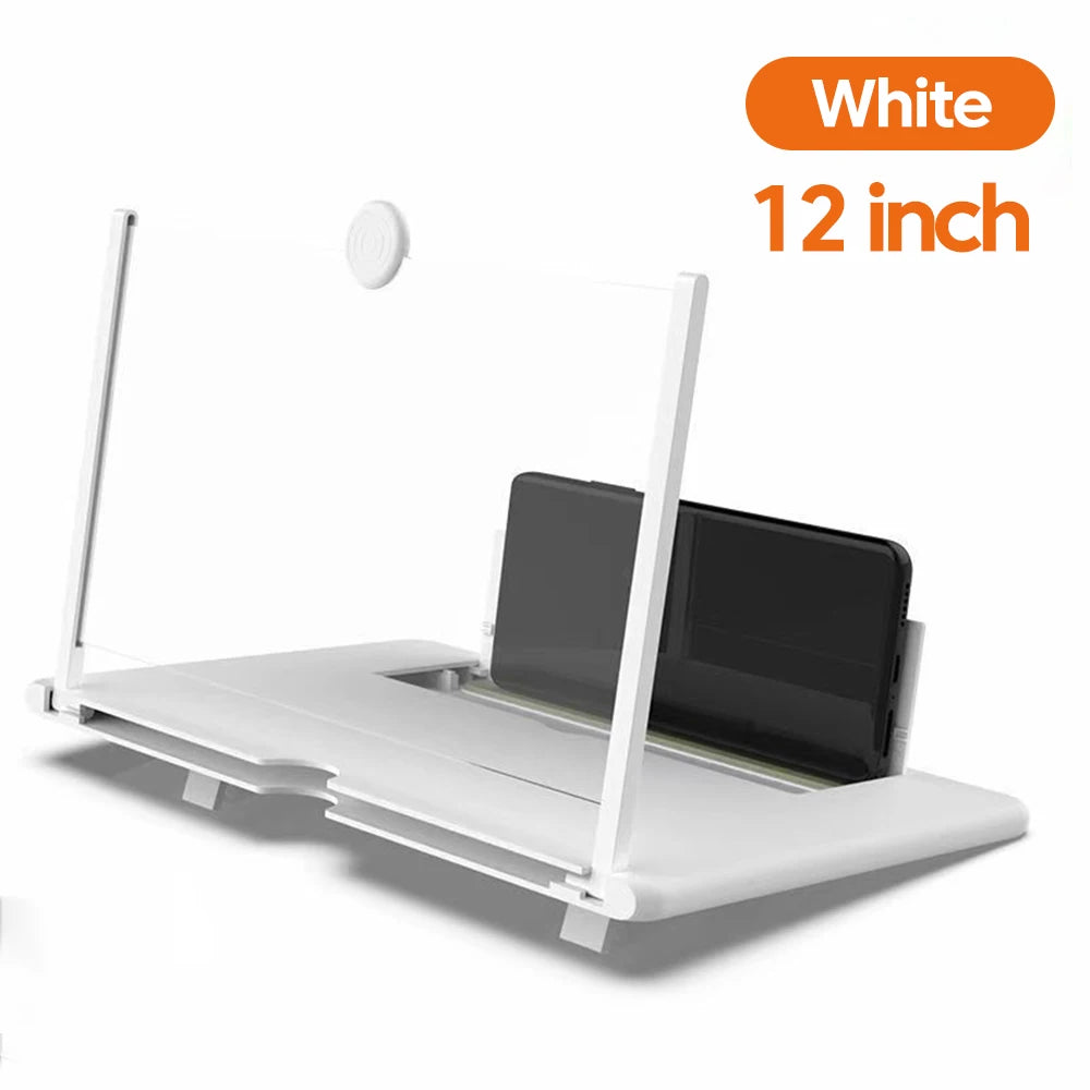 12/10-Inch Mobile Phone Screen Amplifier – HD Portable Video Magnifier Stand & Phone Holder
