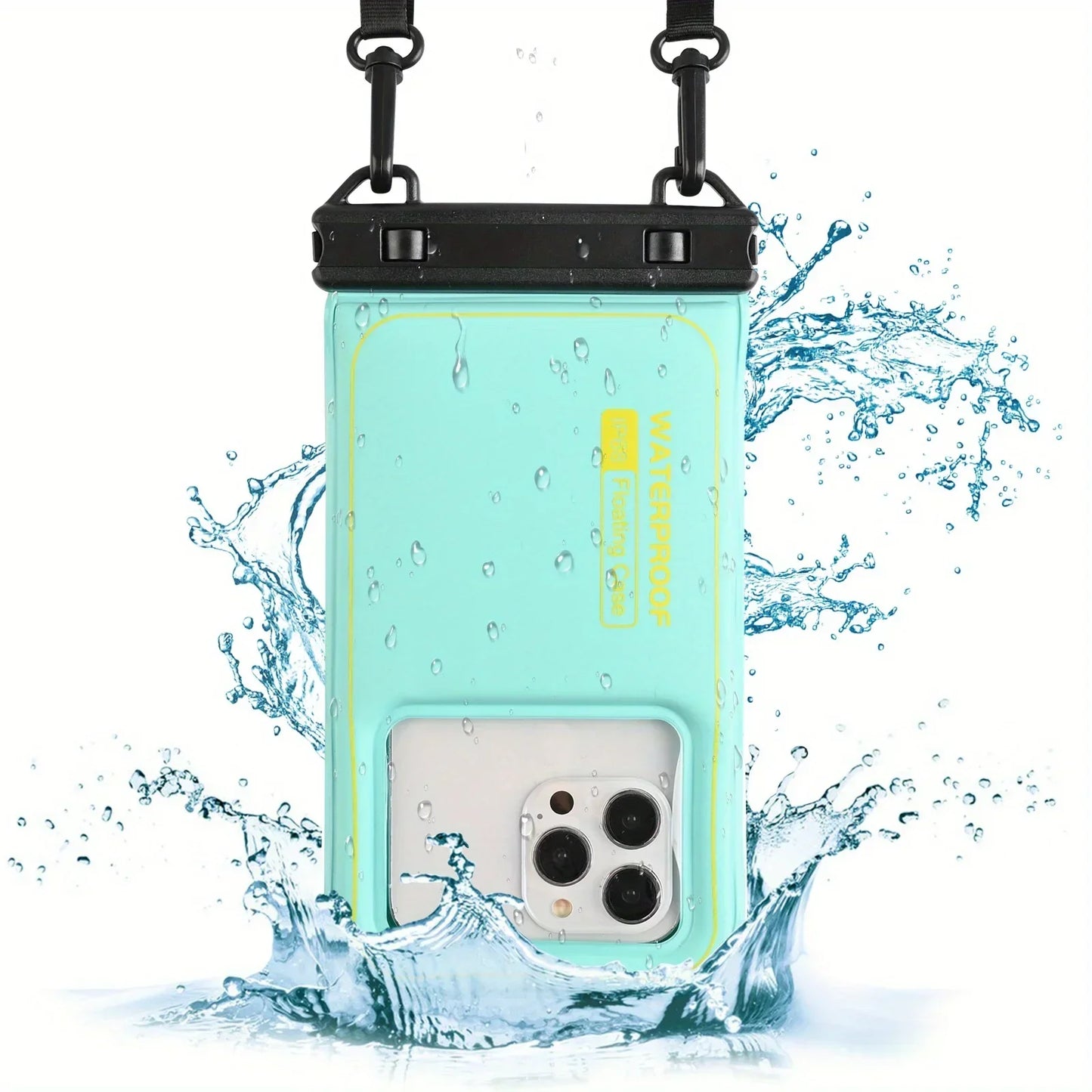 HAISSKY Floating Waterproof Phone Pouch – Crossbody Dry Bag for iPhone 17/16/15/14/13 Pro Max & Plus, Swimming & Beach Protection