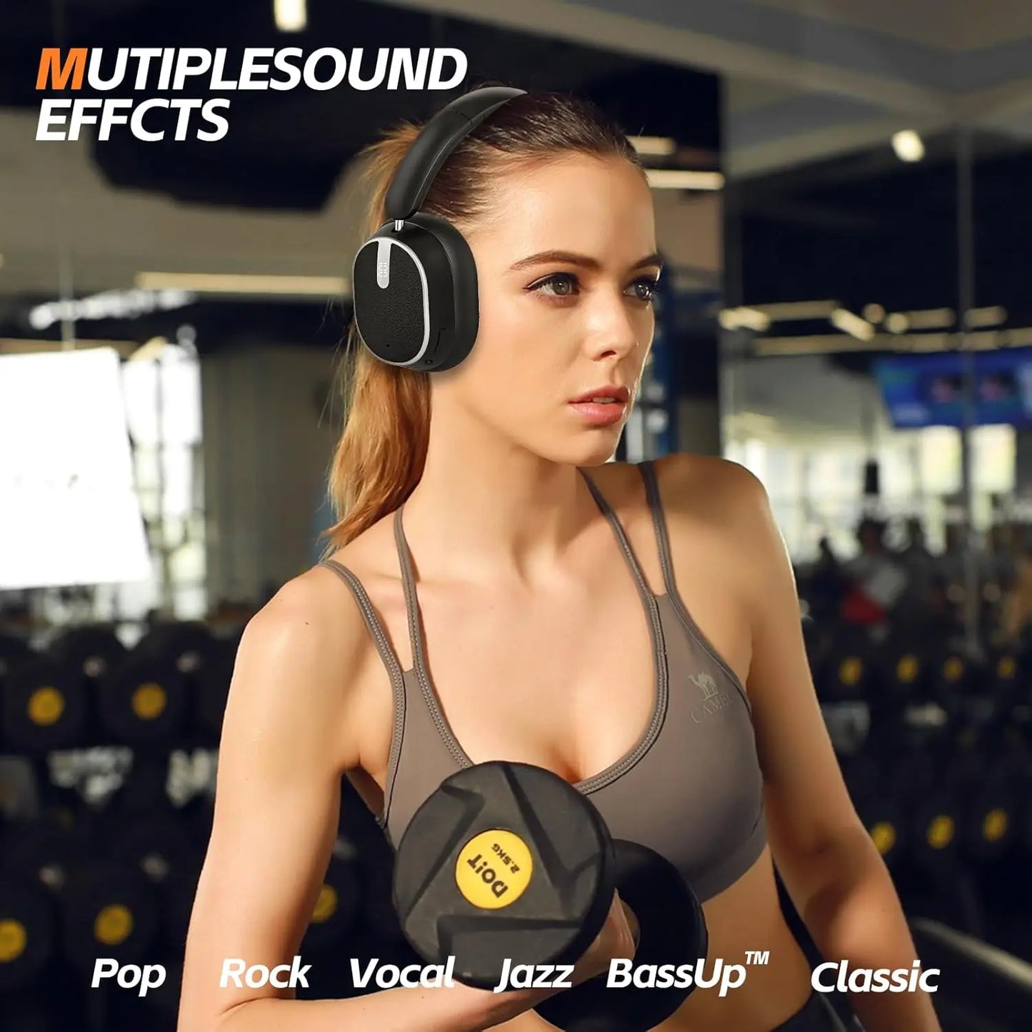 Wireless ANC Over-Ear Bluetooth Headphones – Active Noise Cancelling, Hi-Res Audio, Deep Bass & 50H Playtime