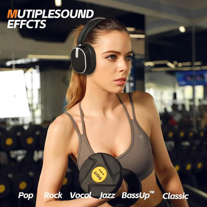 Wireless ANC Over-Ear Bluetooth Headphones – Active Noise Cancelling, Hi-Res Audio, Deep Bass & 50H Playtime