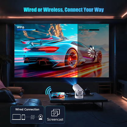 📽️ Magcubic HY300 Pro Smart Projector | 8K Support, WiFi 6, Android 14, 290 ANSI Portable Home Cinema 🎬