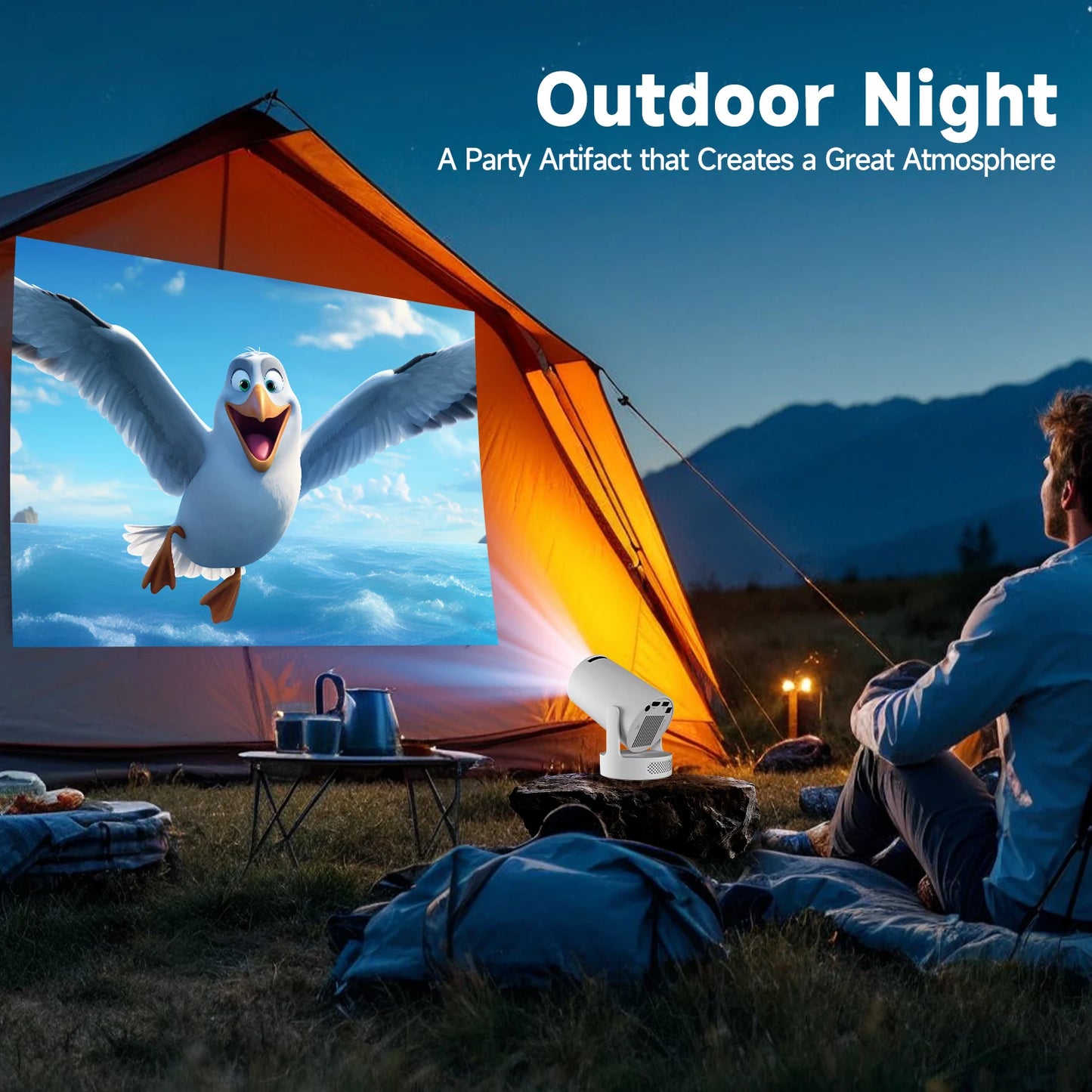 📽️ Magcubic HY300 Pro Smart Projector | 8K Support, WiFi 6, Android 14, 290 ANSI Portable Home Cinema 🎬