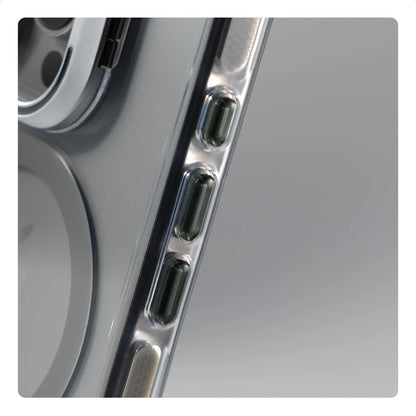 Luxury Magnetic Shockproof Clear Case for iPhone 17/16/15/14/13/12 Pro Max Plus – MagSafe Compatible with Lens Protection & Kickstand