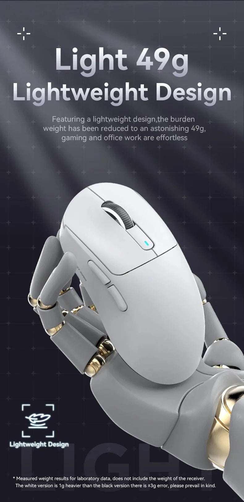 ATTACK SHARK X3 / X3 Pro Wireless Gaming Mouse – PAW3395 26K DPI Tri-Mode Ultra-Light Gaming Mouse