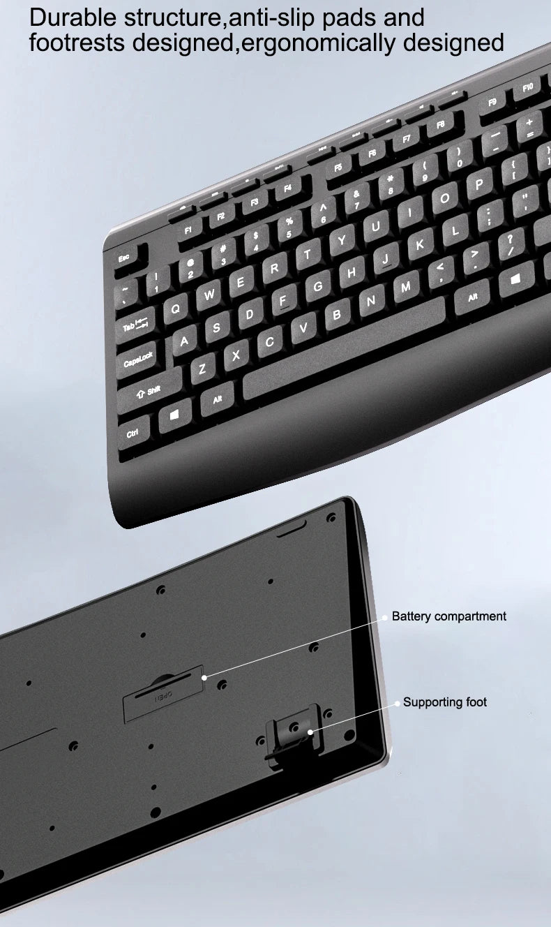 Acer OCC313 Wireless Keyboard and Mouse Combo – 2.4GHz Plug & Play Office Set with Responsive Tracking & Long Battery Life