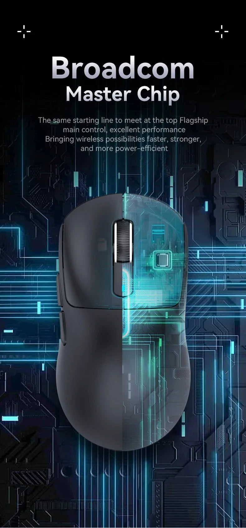 ATTACK SHARK X3 / X3 Pro Wireless Gaming Mouse – PAW3395 26K DPI Tri-Mode Ultra-Light Gaming Mouse