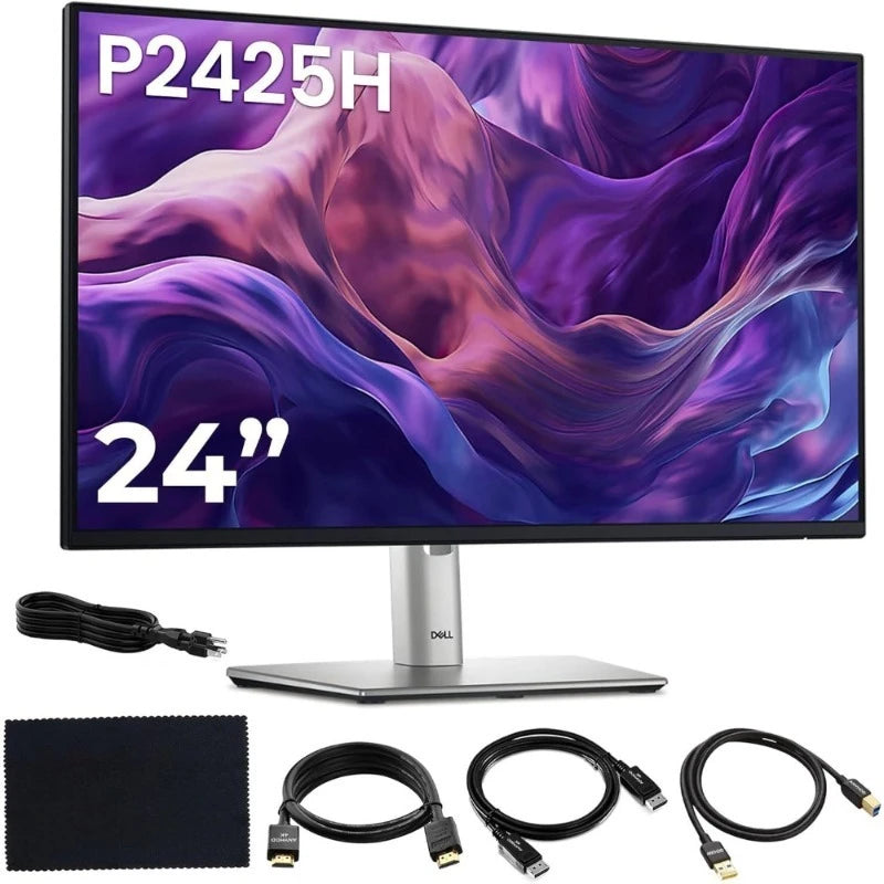 Dell 24" FHD Monitor | 100Hz IPS Display with HDMI, DisplayPort & USB 3.0