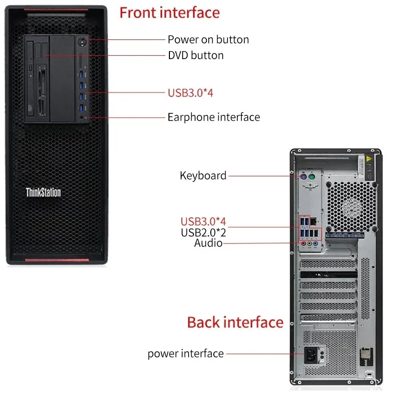 🖥️ Lenovo P510 Workstation — Xeon E5 | P520 GPU | DDR4 | M.2 SSD