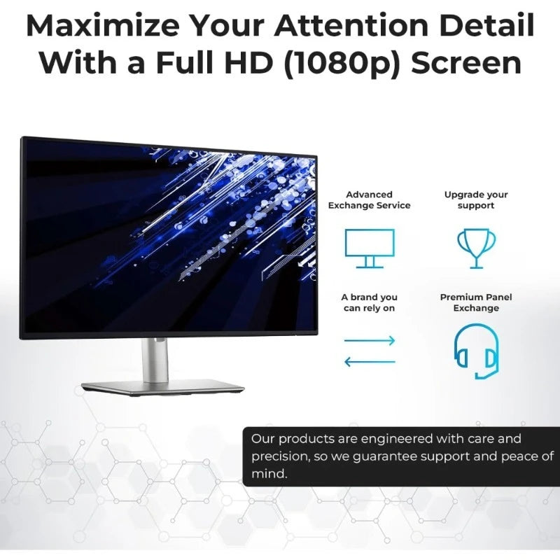 Dell 24" FHD Monitor | 100Hz IPS Display with HDMI, DisplayPort & USB 3.0