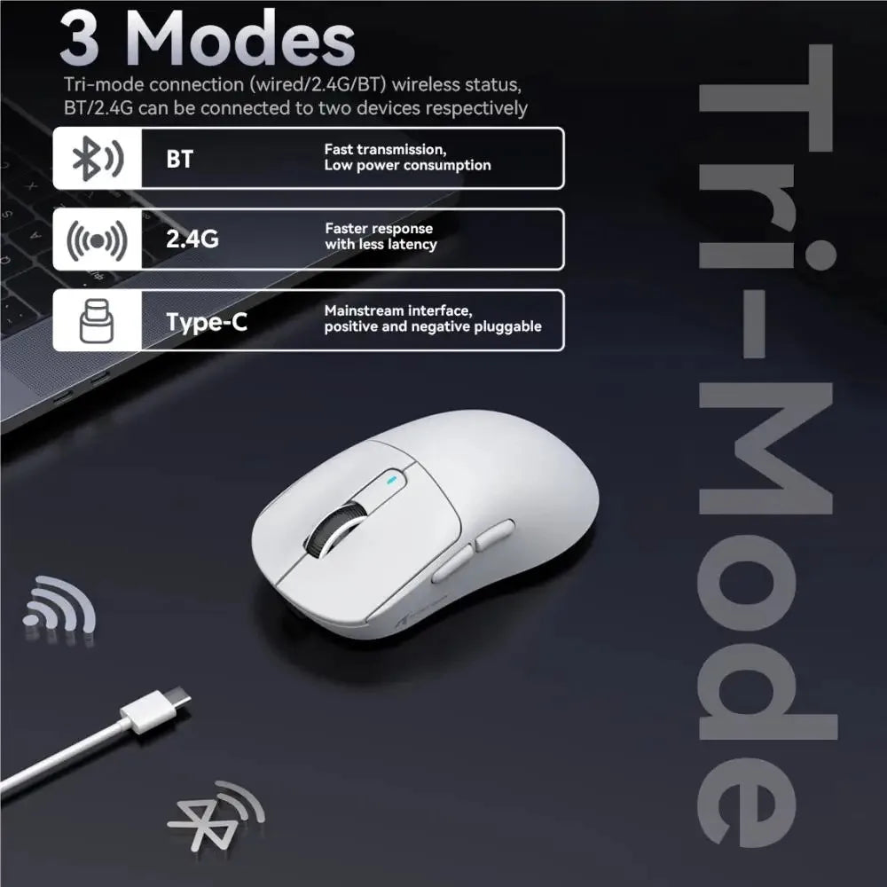 ATTACK SHARK X3 / X3 Pro Wireless Gaming Mouse – PAW3395 26K DPI Tri-Mode Ultra-Light Gaming Mouse