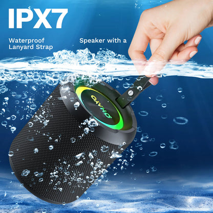 OHAYO 40W Waterproof Wireless Speaker | RGB Lights, TWS Pairing & Deep Bass Sound