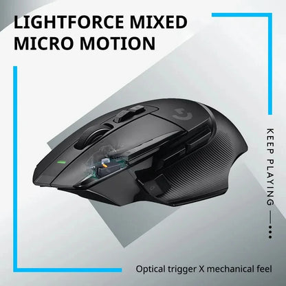 Logitech G502 X LIGHTSPEED Wireless Gaming Mouse – HERO Sensor, Hybrid Switches & Long Battery Life