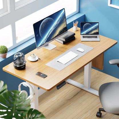 JHK Electric Standing Desk 40x24 Inch – Height Adjustable Sit-Stand Computer Desk, Ergonomic Workstation for smart Office