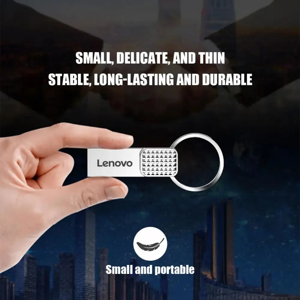 Lenovo 2TB USB 3.0 Flash Drive  | Metal, High-Speed, Real Capacity Storage