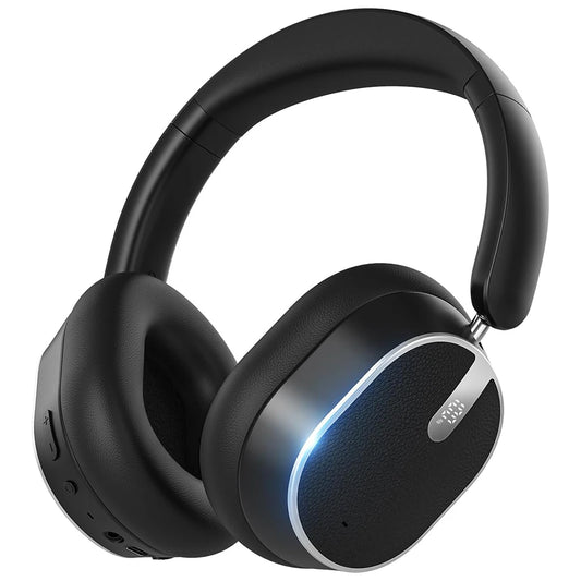 Wireless ANC Over-Ear Bluetooth Headphones – Active Noise Cancelling, Hi-Res Audio, Deep Bass & 50H Playtime