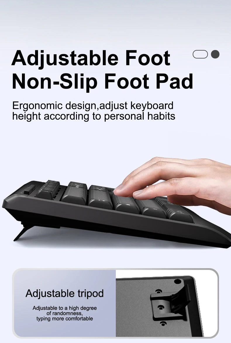 Acer OCC313 Wireless Keyboard and Mouse Combo – 2.4GHz Plug & Play Office Set with Responsive Tracking & Long Battery Life