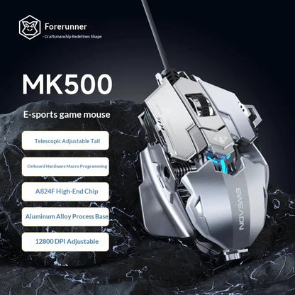 The Forward G5 Gaming Mouse – Triple Mode Wired/Wireless, Mechanical Macro Buttons, Metal Weight Reduction, Silent Click E-Sports Mouse