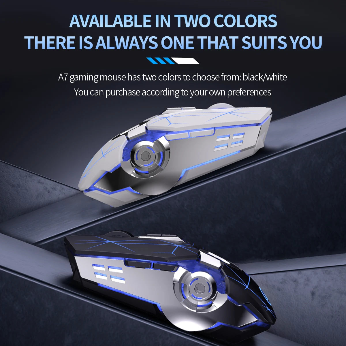 2.4G Rechargeable Wireless Mouse – Silent 6D Optical Mouse with 1600 DPI for MacBook, PC & Laptop