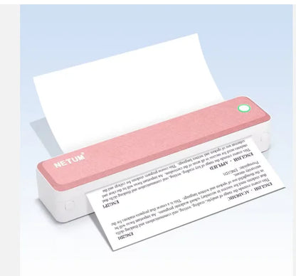 LT-P10 A4 Portable Thermal Printer – Bluetooth Inkless Business Travel Printer with Rechargeable Battery