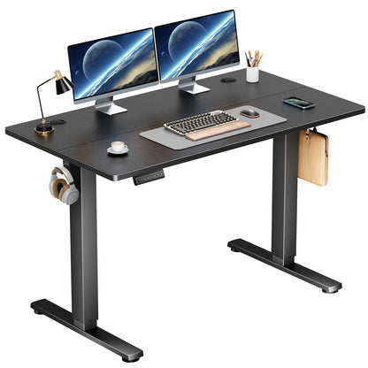 JHK Electric Standing Desk 40x24 Inch – Height Adjustable Sit-Stand Computer Desk, Ergonomic Workstation for smart Office