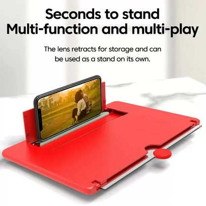 12/10-Inch Mobile Phone Screen Amplifier – HD Portable Video Magnifier Stand & Phone Holder
