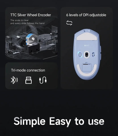 MCHOSE G3 V2 Pro Wireless Gaming Mouse
