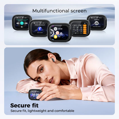 HTC NE68 Wireless Bluetooth Earbuds with HD Audio, 30-Hour Battery & Multi-Language Support