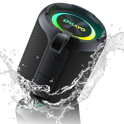 OHAYO 40W Waterproof Wireless Speaker | RGB Lights, TWS Pairing & Deep Bass Sound