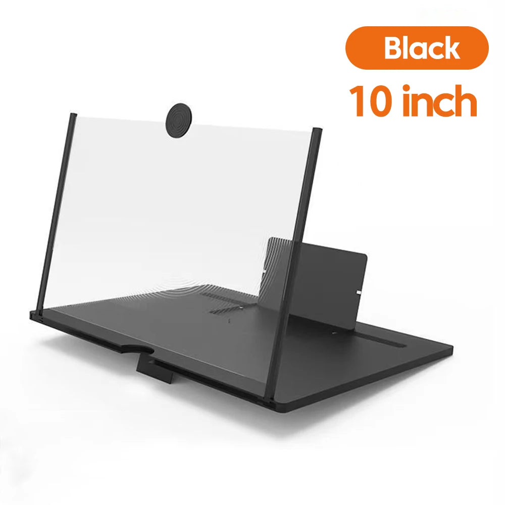 12/10-Inch Mobile Phone Screen Amplifier – HD Portable Video Magnifier Stand & Phone Holder