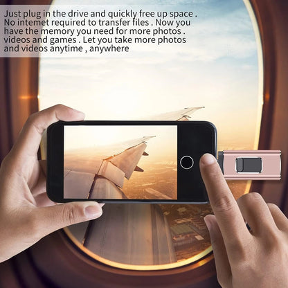 3-in-1 MFi USB Flash Drive for iPhone | Lightning + USB 3.0 + Micro USB | Up to 2TB ⚡