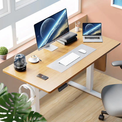 JHK Electric Standing Desk 40x24 Inch – Height Adjustable Sit-Stand Computer Desk, Ergonomic Workstation for smart Office