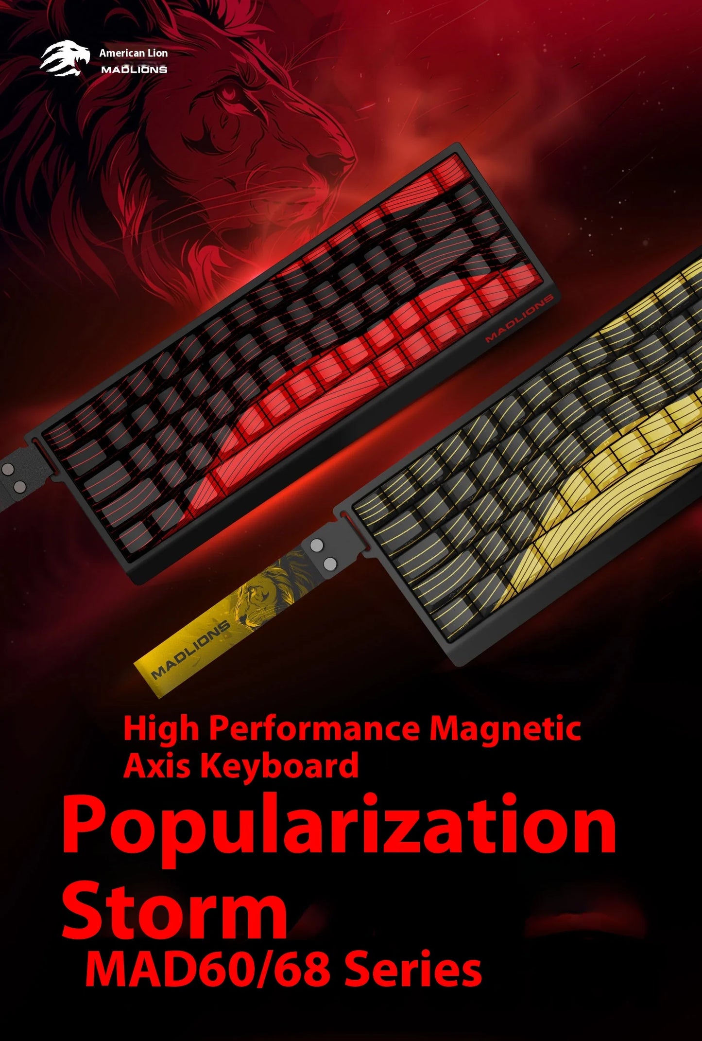 MADLIONS MAD60 / MAD68 HE Mechanical Gaming Keyboard