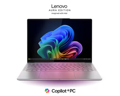 Lenovo Slim 7i Aura Edition (14" Intel) – Intel Core Ultra 5 | 14” OLED Touch Display | 16GB RAM | 512GB SSD | Wi-Fi 7